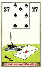 Wüst Lenormand der Brief